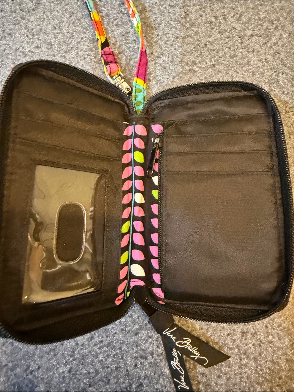 Vera Bradley Multicolor Quilted Wristlet Wallet - Picture 4 of 6